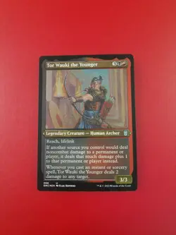 1x Tor Wauki the Younger | FOIL-ETCHED | Dominaria United Commander | MTG Magic - Image 3