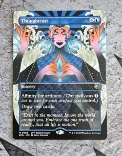 Thoughtcast (Borderless) - Special Guests (SPG) MTG NM - Image 1
