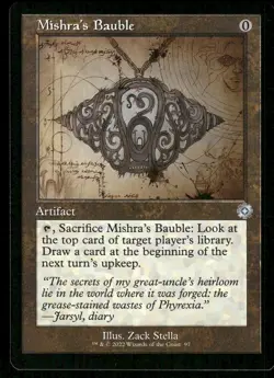 1x Mishra's Bauble (Schematic) - The Brothers' War: Retro Frame Artifacts NM - M - Image 1