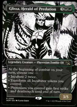 1x Glissa, Herald of Predation (Showcase) - March of the Machine - Image 1