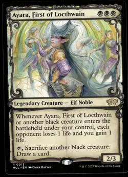 1x Ayara, First of Locthwain - March of the Machine: Multiverse Legends NM - MTG - Image 1