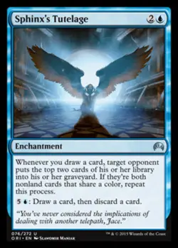 MTG - Sphinx's Tutelage - Magic Origins - NM, English Magic FLAT RATE SHIP - Image 1