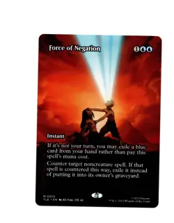 MTG Force of Negation Avatar: The Last Airbender Borderless Regular - Image 1