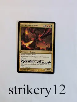 1x Hellkite Overlord - Shards of Alara - Signed by Justin Sweet - MTG - Image 1