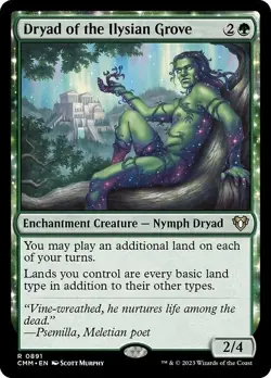 Dryad of the Ilysian Grove - NM - Commander Masters - 0891 - English MTG - Image 1