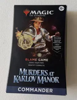 Magic the Gathering - Murders at Karlov Manor Commander Deck - Blame Game - Image 1