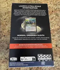 Magic The Gathering Murders at Karlov Manor Commander Deck Deep Clue Sea New - Image 2
