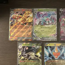 Pokemon 5 Card Lot - EX, V Ultra Rare NM #3 - Image 2