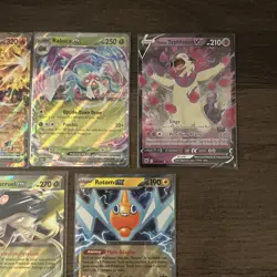 Pokemon 5 Card Lot - EX, V Ultra Rare NM #3 - Image 3