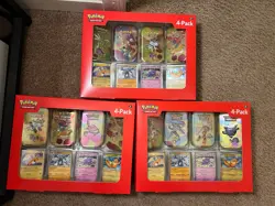 Pokemon Scarlet & Violet 151 (4 Mini Tins + 4 Promo Cards) SAMS CLUB lot of 3 - Image 2