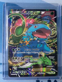 Pokemon TCG - Venusaur EX XY123 Black Star Promo Standard Size LP - Image 1