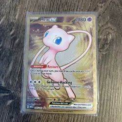 Pokemon Card - Mew EX 205/165 Scarlet & Violet Metal Card 151 UPC Promo - M/NM - Image 1