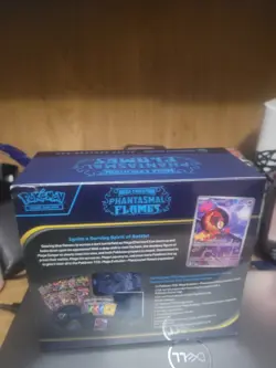 Pokemon Phantasmal Flames Pokemon Center ETB Sealed *SMALL RIP/CONER DAMAGE* - Image 2
