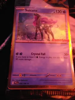 Suicune GameStop Sealed Promo 26/94 Pokemon TCG Mega Evolution Phantasmal Flames - Image 1