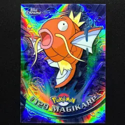 2000 Topps Chrome Pokemon TV Animation Series 2 Spectra #129 Magikarp NM - Image 1