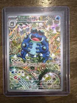Pokemon TCG Seismitoad Illustration Rare Black Bolt 105/086 English - Image 1