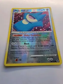 Pokemon TCG Munchlax 69/111 Common Reverse Foil Rising Rivals Moderate Play - Image 3