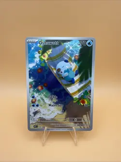 Pokemon TCG Oshawott 105/086 Mint Condition, White Flare Illustration Rare - Image 1