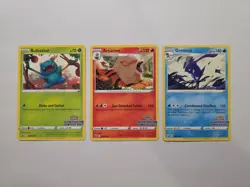 2022 Pokemon Illustration Contest Promo Cards SWSH303 SWSH304 SWSH305 Near Mint - Image 1