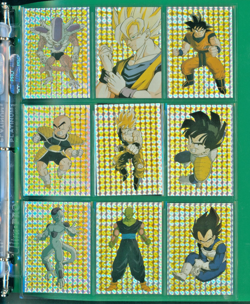 Dragon Ball Z 1999 Trading Cards JPP/Amada 1-72 Base +FULL 10 CARD Gold Foil SET - Image 2