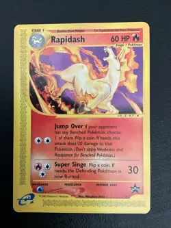 Pokemon TCG Rapidash 51/53 Wotc Promo Regular NM - Image 1