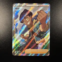 Hop (Full Art) 73/73 Champions Path Holo Pokemon Card Near Mint NM - Image 1