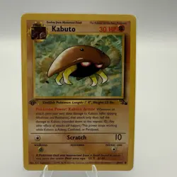 X2 - Pokemon TCG Kabuto Fossil 1st Edition Common Card 50/62 Regular - Image 3