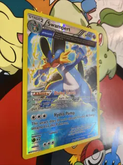 Pokemon TCG Swampert Alpha Holo Card 36/160 Rare 2015 Primal Clash Series LP/NM - Image 2