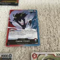 Lot of (6) One Piece Super Rare Holos Legendary SR + L Set Holo Foil TCG Cards - Image 4