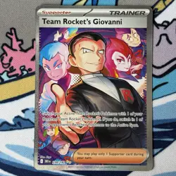 Pokemon TCG Team Rocket's Giovanni Destined Rivals Card 238/182 - Image 1
