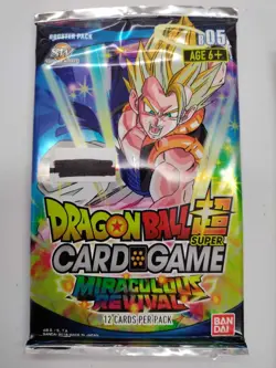 Dragon Ball Super Card Game TCG Miraculous Revival x1 Booster Pack Bandai Sealed - Image 3