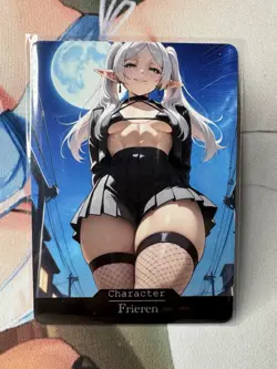 Frieren Frieren Beyond Journey’s End hentai Anime Doujin Waifu Custom Art Card - Image 1