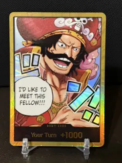 DON!! Card (Gol.D.Roger) (Gold) DON!! Carrying On His Will NM - Image 1