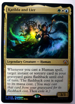 MTG: March of the Machine - Katilda and Lier - FOIL Promo - MOC 0446 - NM - Image 1