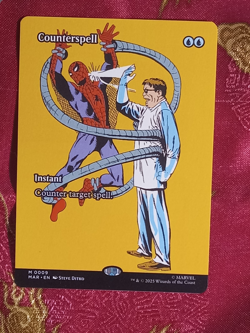BORDERLESS Counterspell Marvel Spider-Man! Magic The Gathering MArvel Universe - Image 1