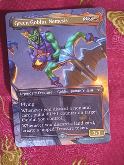 Extended Green Goblin, Nemesis Marvel Spider-Man! Magic The Gathering MTG rare - Image 1