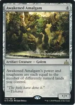 1x Awakened Amalgam - Foil - Prerelease Promo Light Play, English Prerelease Pro - Image 1