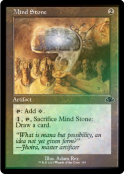 Mind Stone 385 Retro Frame Dominaria Remastered Foil MTG Common - Image 1
