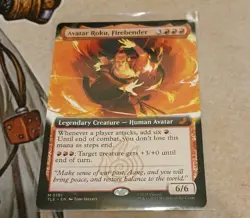 Avatar Roku Firebender ?? Extended Art Avatar Pack Fresh MTG MINT ?? - Image 1