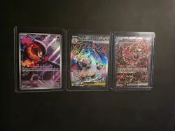 Pokemon Phantasmal Flames UPC/ETB Promos Mega Charizard X, Oricorio, Charcadet - Image 1