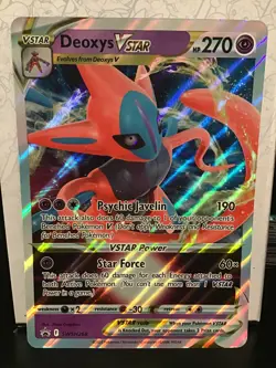 Deoxys VSTAR SWSH268 Pokemon Black Star Promo Jumbo - Image 1