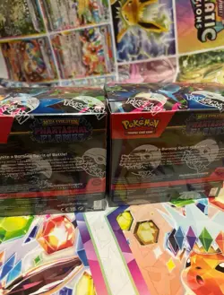 LOT OF 2 - Pokemon TCG Phantasmal Flames Booster Box Factory Sealed IN HAND NEW - Image 3