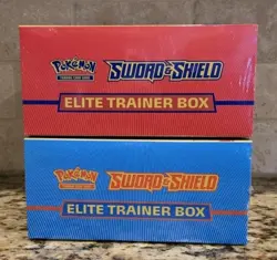 Pokemon TCG: Sword & Shield Base Set ETB X2, 1 Zacian & 1 Zamazenta - NISB - Image 4