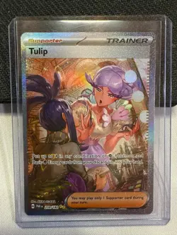 Tulip 259/182 Sv04: Paradox Rift Holo Full Art Pokemon TCG NM Fresh Sleeved! - Image 1