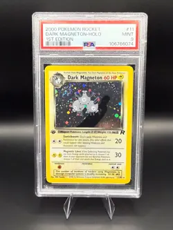 Pokemon Dark Magneton Team Rocket 1st Edition Holo #11/82 PSA 9 - Image 1