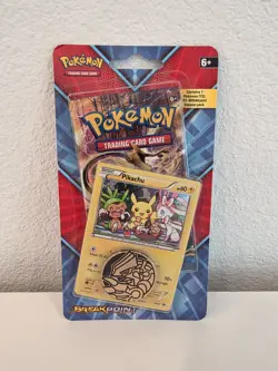 Pokemon TCG XY Breakpoint Checklane Blister Booster Pack Pikachu XY95 Promo - Image 1