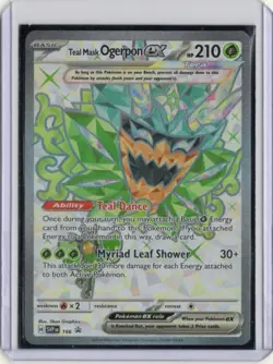 Pokemon TCG Teal Mask Ogerpon ex Black Star Promo SVP166 - Image 1