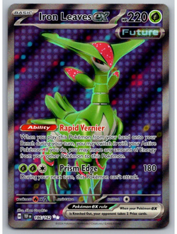 Iron Leaves EX - 186/162 - S&V Temporal Forces - 2024 Pokemon - NM - Image 1