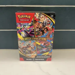 Mega Evolution Booster Bundle 6 Packs Sealed Factory Fresh Pokemon TCG - Image 1