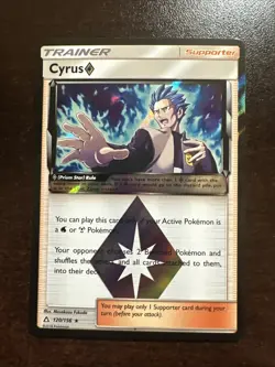 Cyrus 120/156 Holo Rare Prism NM Pokemon TCG Ultra Prism - Image 1